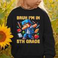 Bruh I'm In 5th Grade Dabbing Boys Kids Gamer Back To School Graphic Toddler Sweatshirt Bruh I'm In 5th Grade Dabbing Boys Kids Gamer Back To School Graphic Toddler Sweatshirt