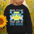 Bruh It's My First Day Of 2nd-Grade Back To School Kids Boys Graphic Toddler Sweatshirt Bruh It's My First Day Of 2nd-Grade Back To School Kids Boys Graphic Toddler Sweatshirt