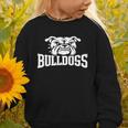 Bulldogs Mascot Back To School Team Spirit Graphic Toddler Sweatshirt Bulldogs Mascot Back To School Team Spirit Graphic Toddler Sweatshirt