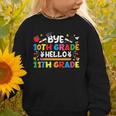 Bye 10th Grade Hello 11th Grade Back To School Kids Boys Graphic Toddler Sweatshirt