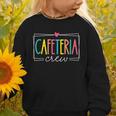Cafeteria Crew Lunch Ladies Rock Women Back To School Graphic Toddler Sweatshirt