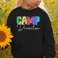 Camp Director Counselor Camper Camping Back To School Graphic Toddler Sweatshirt