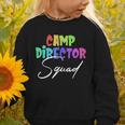 Camp Director Squad Counselor Camper Camping Back To School Graphic Toddler Sweatshirt Camp Director Squad Counselor Camper Camping Back To School Graphic Toddler Sweatshirt