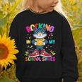 Cat Rocking In My School Shoes Back To School Kids Tee Graphic Toddler Sweatshirt Cat Rocking In My School Shoes Back To School Kids Tee Graphic Toddler Sweatshirt