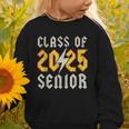 Class Of 2025 Senior Rock N Roll Back To School Music Lover Graphic Toddler Sweatshirt