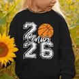 Class Of 2026 Basketball Senior 2026 Back To School Graphic Toddler Sweatshirt Class Of 2026 Basketball Senior 2026 Back To School Graphic Toddler Sweatshirt