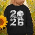 Class Of 2026 Volleyball Senior 2026 Back To School Graphic Toddler Sweatshirt Class Of 2026 Volleyball Senior 2026 Back To School Graphic Toddler Sweatshirt