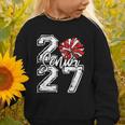 Class Of 2027 Cheer Red Senior 2027 Back To School Graphic Toddler Sweatshirt Class Of 2027 Cheer Red Senior 2027 Back To School Graphic Toddler Sweatshirt