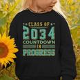 Class Of 2034 Countdown In Progress Fun Back To School Retro Graphic Toddler Sweatshirt Class Of 2034 Countdown In Progress Fun Back To School Retro Graphic Toddler Sweatshirt