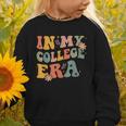 In My College Era First Day Of University Back To School Graphic Toddler Sweatshirt