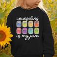 Counseling Is My Jam School Counselor Back To School Graphic Toddler Sweatshirt Counseling Is My Jam School Counselor Back To School Graphic Toddler Sweatshirt