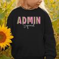 Cute Admin Squad Crew Team Back To School Administration Graphic Toddler Sweatshirt Cute Admin Squad Crew Team Back To School Administration Graphic Toddler Sweatshirt