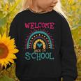 Cute Welcome Back To School First Day Of School First Day Graphic Toddler Sweatshirt