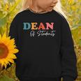 Dean Of Students Boho Cute Back To School Dean Graphic Toddler Sweatshirt Dean Of Students Boho Cute Back To School Dean Graphic Toddler Sweatshirt