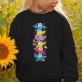 Eagle Colorful Rainbow Back To School Kids Boys Girls Graphic Toddler Sweatshirt