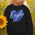 Eagles Heart Back To School Spirit B Graphic Toddler Sweatshirt