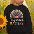 Every Student Matters Paraprofessional Back To School Graphic Toddler Sweatshirt Every Student Matters Paraprofessional Back To School Graphic Toddler Sweatshirt