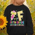 F Is For Fifth Grade Back To School Pencil Bow 5th Grade Kid Graphic Toddler Sweatshirt F Is For Fifth Grade Back To School Pencil Bow 5th Grade Kid Graphic Toddler Sweatshirt