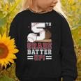 Fifth Grade Batter Up Baseball First Day Back To School Graphic Toddler Sweatshirt