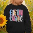 Fifth Grade Vibes 5th Grade Team Retro Back To School Graphic Toddler Sweatshirt