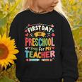 First Day Of Preschool Pre K Student Toddler Back To School Graphic Toddler Sweatshirt
