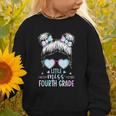 Fourth Grade Little Miss Back To School 4th Grade Little Graphic Toddler Sweatshirt Fourth Grade Little Miss Back To School 4th Grade Little Graphic Toddler Sweatshirt