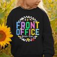 Front Office Squad Back To School Happy First Day Of School Graphic Toddler Sweatshirt