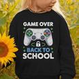 Game Over Back To School Kids First Day School Graphic Toddler Sweatshirt Game Over Back To School Kids First Day School Graphic Toddler Sweatshirt