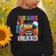 Gamer Back To School Gamepad 2nd Second Grade Level Unlocked Graphic Toddler Sweatshirt Gamer Back To School Gamepad 2nd Second Grade Level Unlocked Graphic Toddler Sweatshirt
