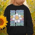 Groovy 3rd Grade Back To School First Day Of Third Grade Graphic Toddler Sweatshirt Groovy 3rd Grade Back To School First Day Of Third Grade Graphic Toddler Sweatshirt