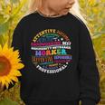 Groovy Community Outreach Worker Back To School Graphic Toddler Sweatshirt Groovy Community Outreach Worker Back To School Graphic Toddler Sweatshirt
