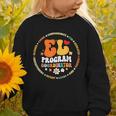 Groovy EL Program Coordinator Appreciation Back To School Graphic Toddler Sweatshirt Groovy EL Program Coordinator Appreciation Back To School Graphic Toddler Sweatshirt