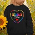 Groovy Literacy Team Reading Appreciation Back To School Graphic Toddler Sweatshirt