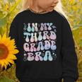 Groovy In My Third Grade Era Tie Dye Kids Boy Back To School Graphic Toddler Sweatshirt Groovy In My Third Grade Era Tie Dye Kids Boy Back To School Graphic Toddler Sweatshirt