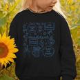 Headstart Love Inspire Teach Blue Bow Back To School Graphic Toddler Sweatshirt