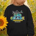 Hello 2nd Grade Back To School First Day Of School Graphic Toddler Sweatshirt