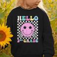 Hello 2nd Grade Groovy Back To School Second Grade Girls Kid Graphic Toddler Sweatshirt Hello 2nd Grade Groovy Back To School Second Grade Girls Kid Graphic Toddler Sweatshirt