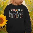 Hello 4th Grade Back To School Fourth Grade Vibes Heart Love Graphic Toddler Sweatshirt Hello 4th Grade Back To School Fourth Grade Vibes Heart Love Graphic Toddler Sweatshirt
