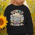 Howdy Preschool Cowgirl Country Western Pre-K Back To School Graphic Toddler Sweatshirt Howdy Preschool Cowgirl Country Western Pre-K Back To School Graphic Toddler Sweatshirt