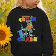 I'm Ready To Crush 1st Grade Dinosaur Back To School T-Rex Graphic Toddler Sweatshirt I'm Ready To Crush 1st Grade Dinosaur Back To School T-Rex Graphic Toddler Sweatshirt