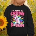I'm Ready To Crush 3rd Grade Dabbing Unicorn Back To School Graphic Toddler Sweatshirt I'm Ready To Crush 3rd Grade Dabbing Unicorn Back To School Graphic Toddler Sweatshirt