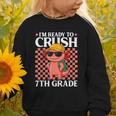 I'm Ready To Crush 7th Grade Axolotl Back To School Graphic Toddler Sweatshirt I'm Ready To Crush 7th Grade Axolotl Back To School Graphic Toddler Sweatshirt