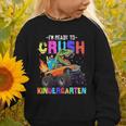 I'm Ready To Crush Kindergarten Dinosaur Dino Back To School Graphic Toddler Sweatshirt I'm Ready To Crush Kindergarten Dinosaur Dino Back To School Graphic Toddler Sweatshirt