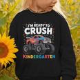 I'm Ready To Crush Kindergarten Monster Truck Back To School Graphic Toddler Sweatshirt I'm Ready To Crush Kindergarten Monster Truck Back To School Graphic Toddler Sweatshirt