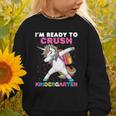 I'm Ready To Crush Kindergarten Unicorn Back To School Graphic Toddler Sweatshirt I'm Ready To Crush Kindergarten Unicorn Back To School Graphic Toddler Sweatshirt