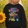 I'm Ready To Crush Pre-k Dinosaur Truck Back To School Boys Graphic Toddler Sweatshirt