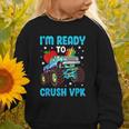 I'm Ready To Crush VPK First Day Of VPK Back To School VPK Graphic Toddler Sweatshirt I'm Ready To Crush VPK First Day Of VPK Back To School VPK Graphic Toddler Sweatshirt