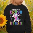 I'm Ready For First Grade Back To School 1st Grade Girls Graphic Toddler Sweatshirt I'm Ready For First Grade Back To School 1st Grade Girls Graphic Toddler Sweatshirt