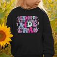In My Instructional Aide Era Groovy Back To School Graphic Toddler Sweatshirt