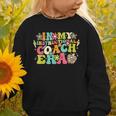 In My Instructional Coach Era Groovy Back To School Graphic Toddler Sweatshirt